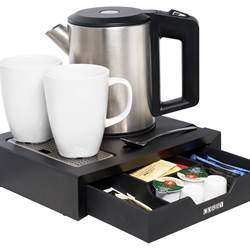 Canterbury Kettle 0.6L Drawer Tray Brushed Steel Front Cutout