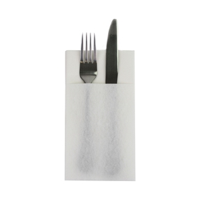 Cutlery Napkin 8 Fold White 50G (Case 1200)
